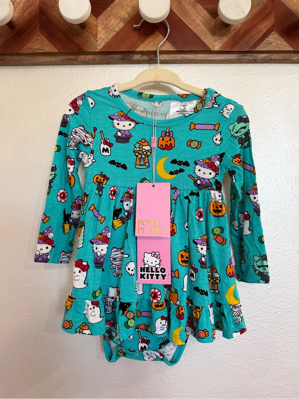 Posh Peanut x Hello Kitty Halloween Twirl 12-18m nwt